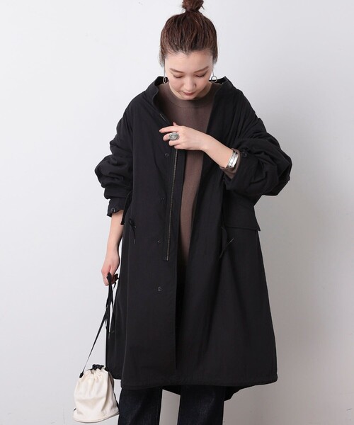 FREAKSstore モッズコート ブラック FREAK'S STORE（フリークスストア） モッズコート LARGE ブラック