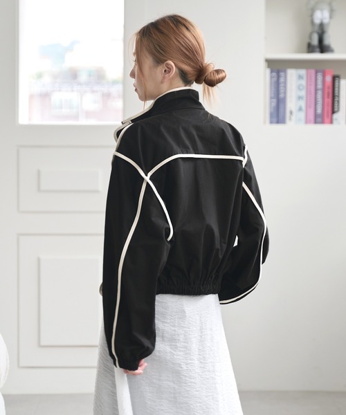 「UNE MANSION」 ブルゾン FREE ベージュ レディース_画像7