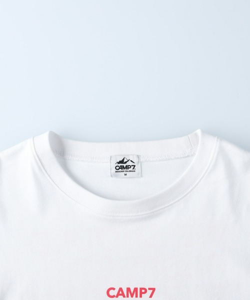 「CAMP7」 長袖カットソー M ホワイト レディース_画像3