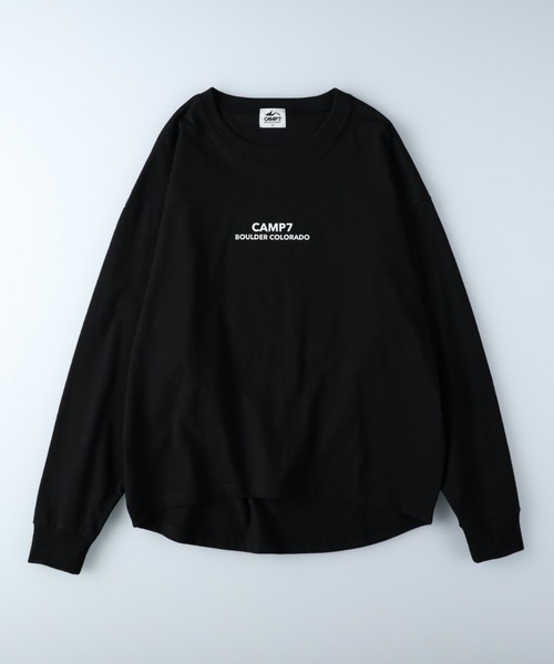 「CAMP7」 長袖カットソー M ホワイト レディース_画像7