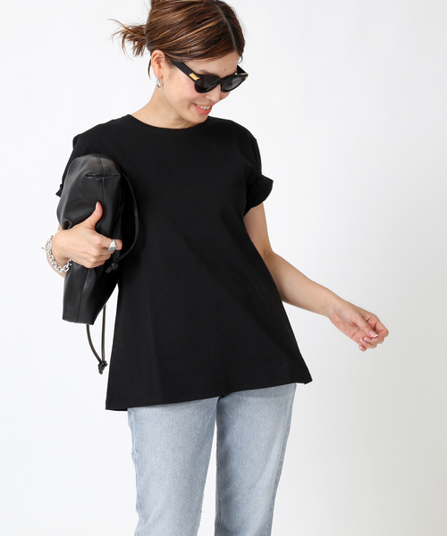 「CELERI」 半袖Tシャツ FREE ホワイト レディース_画像4