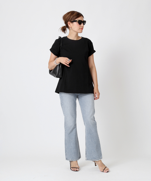 「CELERI」 半袖Tシャツ FREE ホワイト レディース_画像8