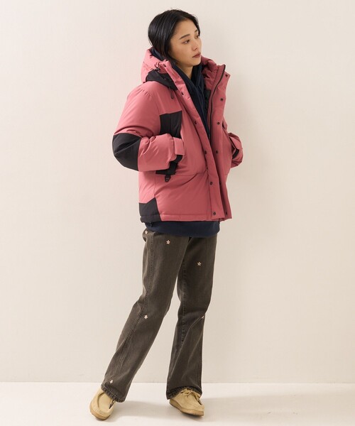 「FREAK'S STORE」 「FIRST DOWN」ダウンジャケット SMALL ブラック レディース_画像4