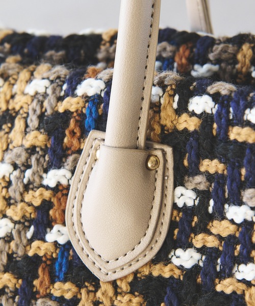 「un dix cors」 ハンドバッグ FREE ベージュ レディース_画像5