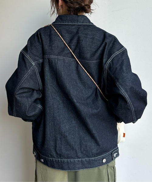 「CPCM」 デニムジャケット M ブラック メンズ_画像3