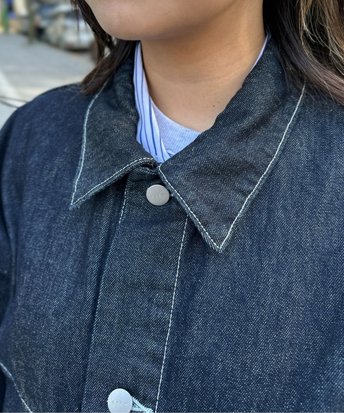 「CPCM」 デニムジャケット M ブラック メンズ_画像6