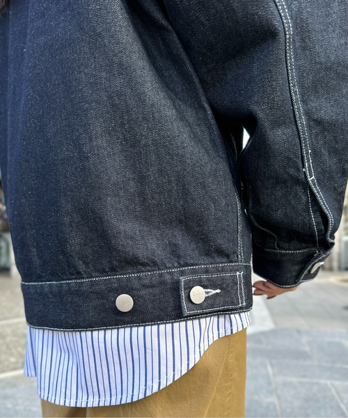 「CPCM」 デニムジャケット M ブラック メンズ_画像9