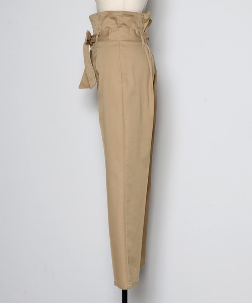 「Bonjour Sagan」 チノパンツ FREE カーキ レディース_画像3