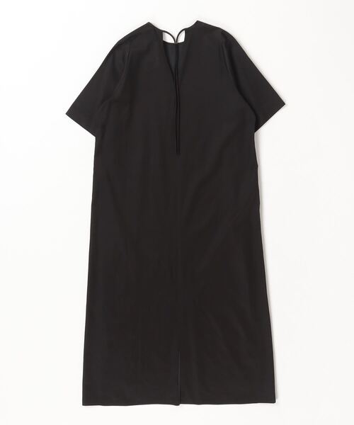 「Demi-Luxe BEAMS」 半袖ワンピース 36 ブラック レディースの画像