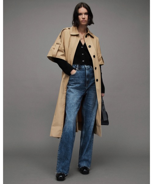 「ALLSAINTS」 ニットカーディガン X-SMALL ブラック レディース_画像6