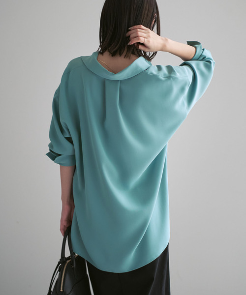 NOBLE（ノーブル） ブラウス シャツ 「追加」シーズンカラープレーン