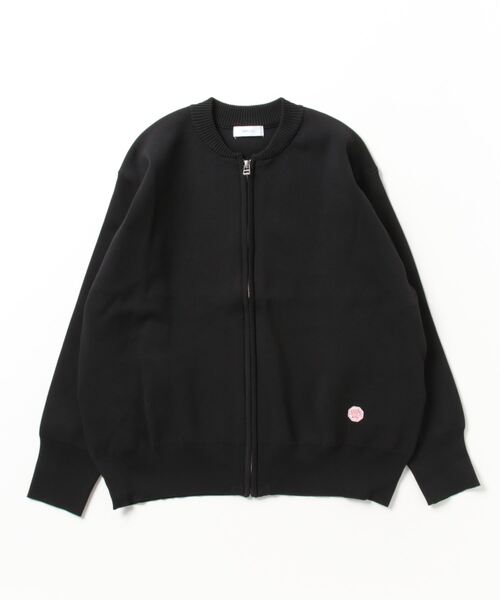 「SHIPS any」 ニットカーディガン ONE SIZE ブラック レディース_画像2