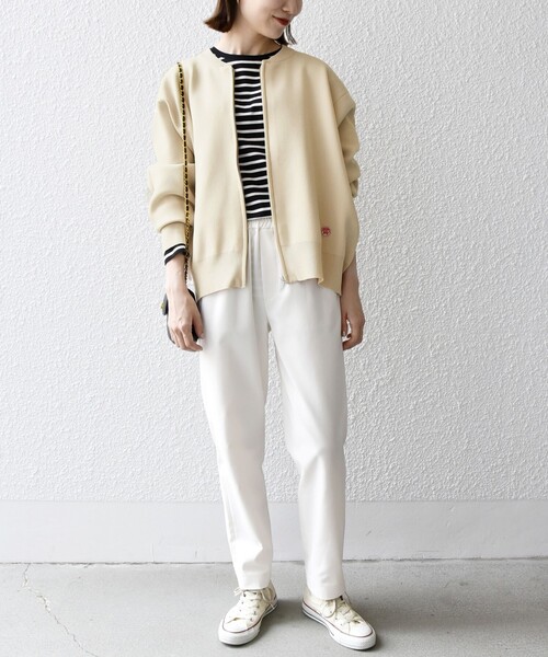 「SHIPS any」 ニットカーディガン ONE SIZE ブラック レディース_画像3