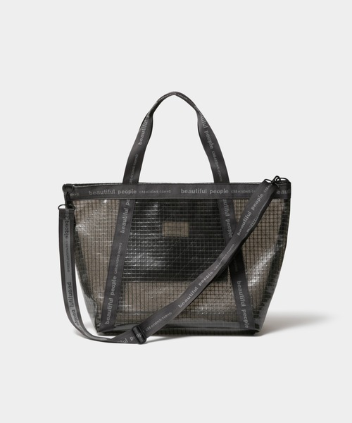 beautiful people（ビューティフルピープル） 2WAYバッグ FREE クリア