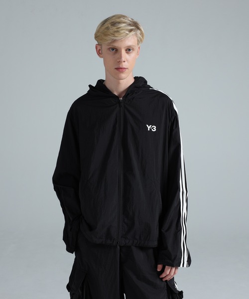 Y-3 ブルゾン アウター NYLON WIRED 3 STRIPES TRACK TOP メンズ