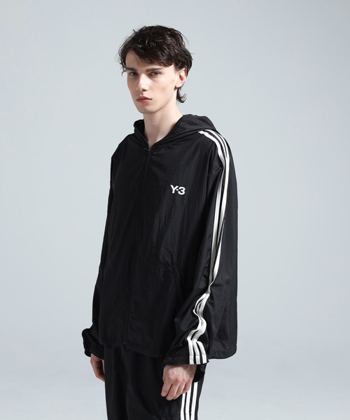 Y-3 ブルゾン アウター NYLON WIRED 3 STRIPES TRACK TOP メンズ