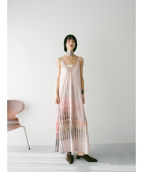 ワンピース Art Line Print 2piece Dress/アートラインプリント２ピースドレスの画像