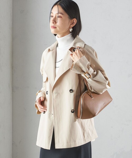 ships ベージュ トレンチコート レディース SHIPS トレンチコート ベージュ