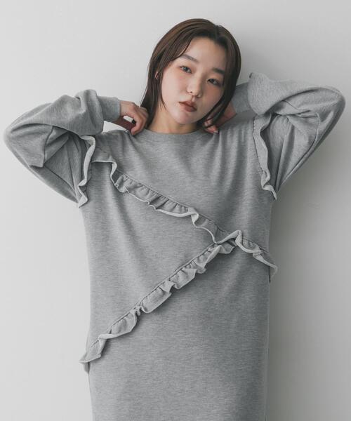 SENSE OF PLACE by URBAN RESEARCH ワンピース フリルカットワンピース