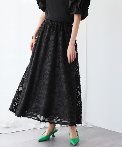 ELFRANK フレアスカート FREE ブラック レディース : ZOZOTOWN Yahoo