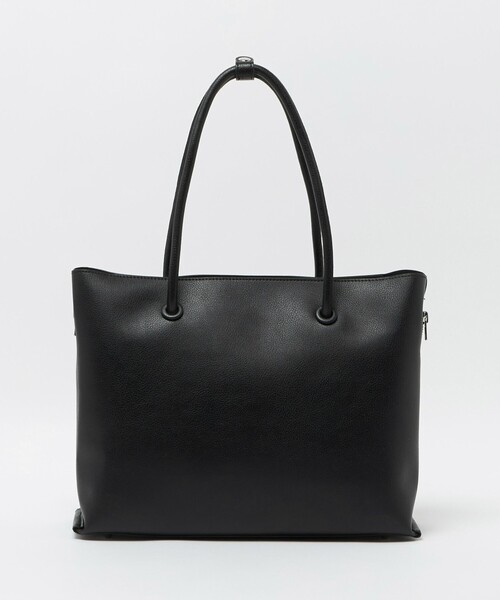 A DAY IN THE LIFE トートバッグ レザーライク 2WAY トートバッグ「A A DAY IN THE LIFE トートバッグ レザーライク 2WAY トートバッグ「A