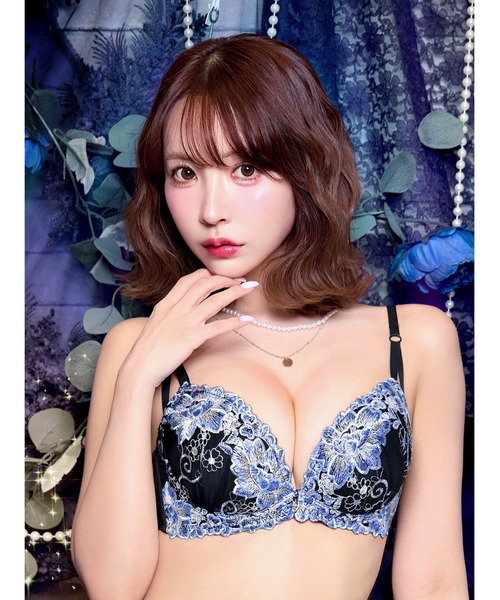 ブラジャー 「3点セット」グロリアスシャイニーブルーム育乳脇高