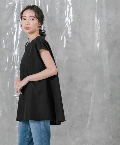 「Gready Brilliant」 ノースリーブチュニック 38 ブラック レディース_画像8