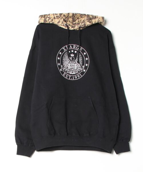XLARGE（エクストラ ラージ） プルオーバーパーカー M ブラック メンズ 