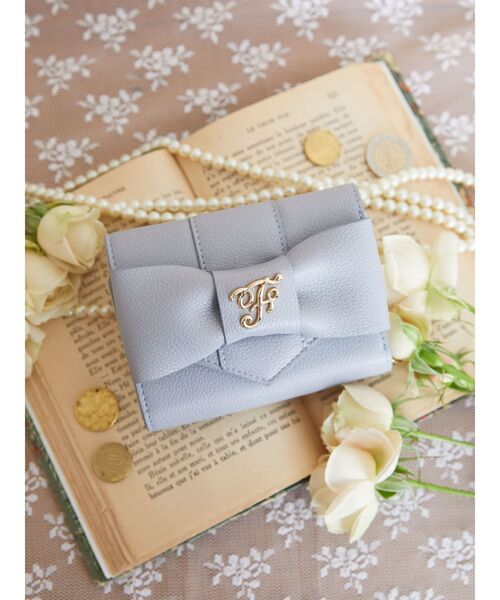 「Maison de FLEUR」 財布 FREE サックスブルー レディース_画像2
