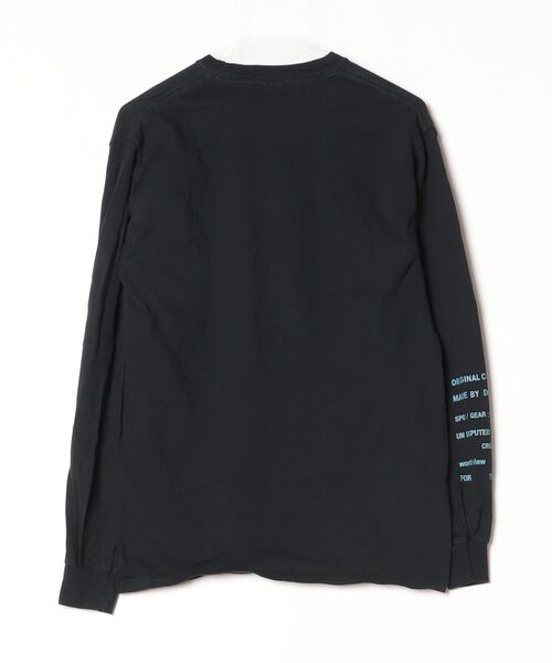 「DOUBLE STEAL」 長袖Tシャツ MEDIUM ブラック メンズ_画像2