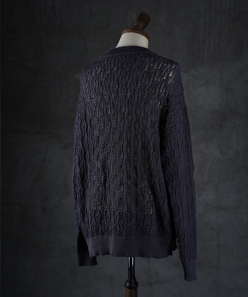 「G.O.C」 ニットカーディガン MEDIUM ワイン メンズ_画像2