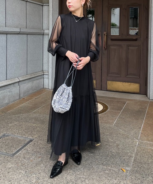 CAPRICIEUX LE'MAGE（カプリシューレマージュ） 長袖ワンピース