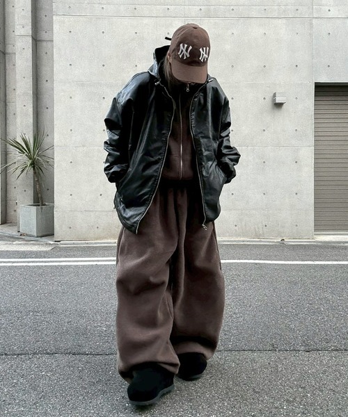 YACA（ヤーカ） ジャージ Cropped Fleece Zip Tops/クロップドフリース 