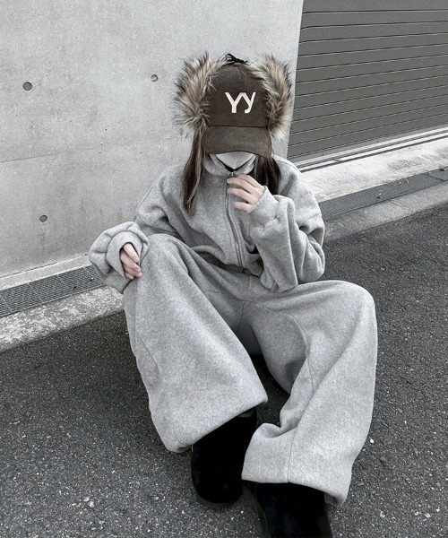 YACA（ヤーカ） ジャージ Cropped Fleece Zip Tops/クロップドフリース