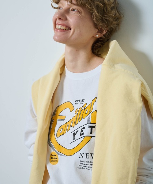 「kha:ki」 長袖カットソー 1 ホワイト レディース_画像6