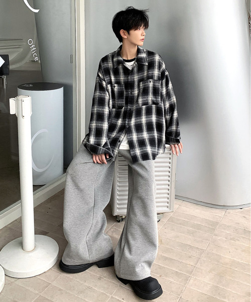 「neos」 長袖シャツ X-LARGE レッド メンズ_画像6