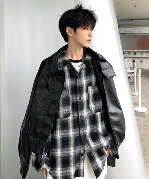 「neos」 長袖シャツ X-LARGE レッド メンズ_画像7