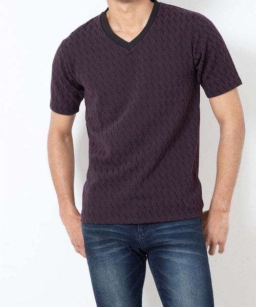 「MK MICHEL KLEIN HOMME 」 半袖Tシャツ 48 ブラック メンズ_画像6
