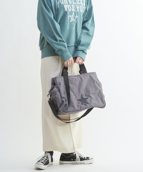 CONVERSE TOKYO トートバッグ BIG POCKET NYLON TOTE BAG レディース