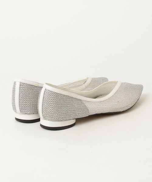 「Daniella&GEMMA」 フラットパンプス 39 ホワイト レディース_画像2