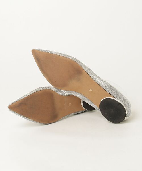 「Daniella&GEMMA」 フラットパンプス 39 ホワイト レディース_画像3