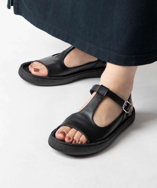 MOHI（モヒ） サンダル MOHI T Strap Leather Sandal Tストラップ