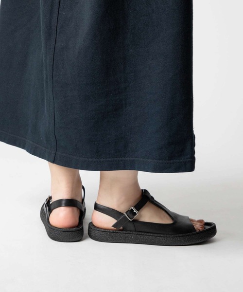 MOHI（モヒ） サンダル MOHI T Strap Leather Sandal Tストラップ