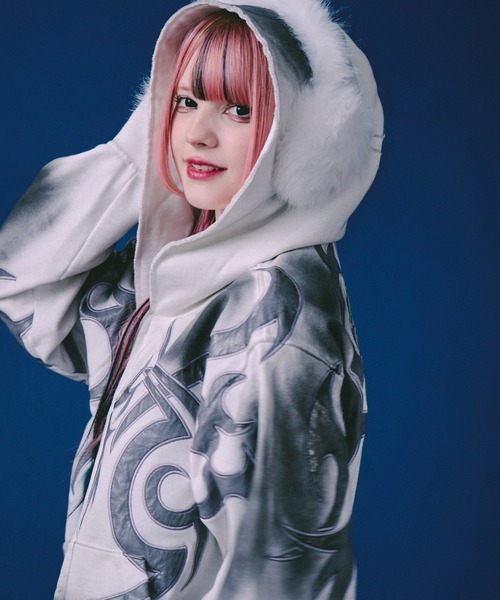 GALFY（ガルフィー） パーカー 「GALFY/ガルフィー」汚れ部族パーカー