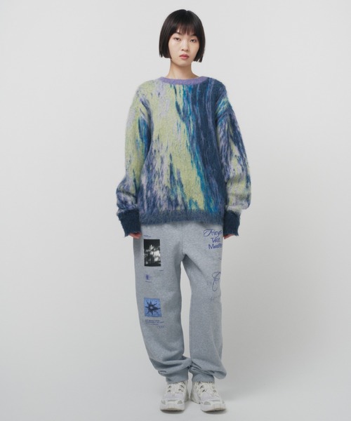 「THINGS THAT MATTER」 長袖ニット FREE パープル レディース_画像9