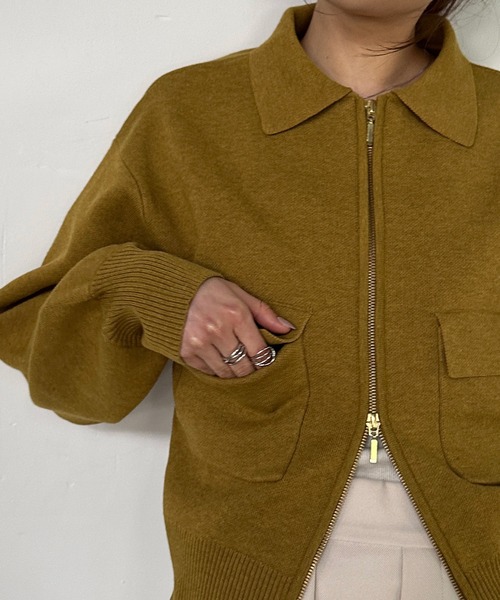 「solleim」 カーディガン M アイボリー レディース_画像3