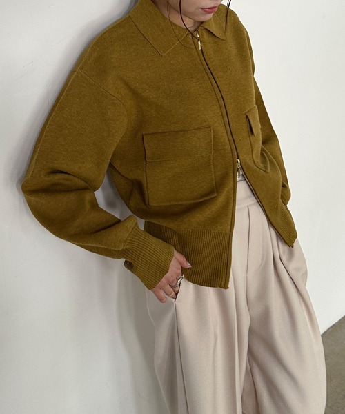 「solleim」 カーディガン M アイボリー レディース_画像4