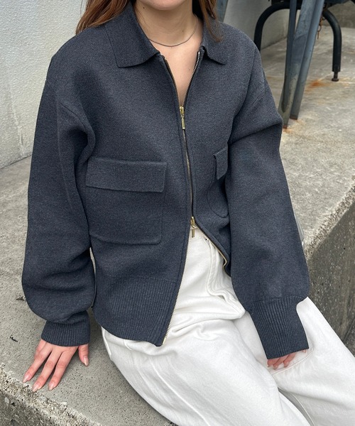 「solleim」 カーディガン M アイボリー レディース_画像9