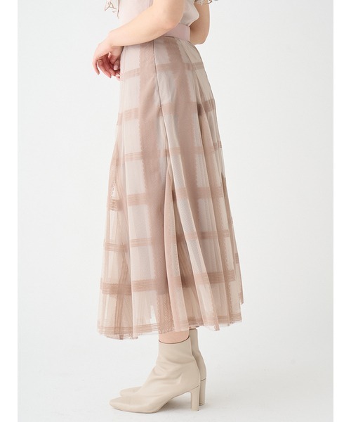 「SNIDEL」 フレアスカート 0 ピンクベージュ レディース_画像5