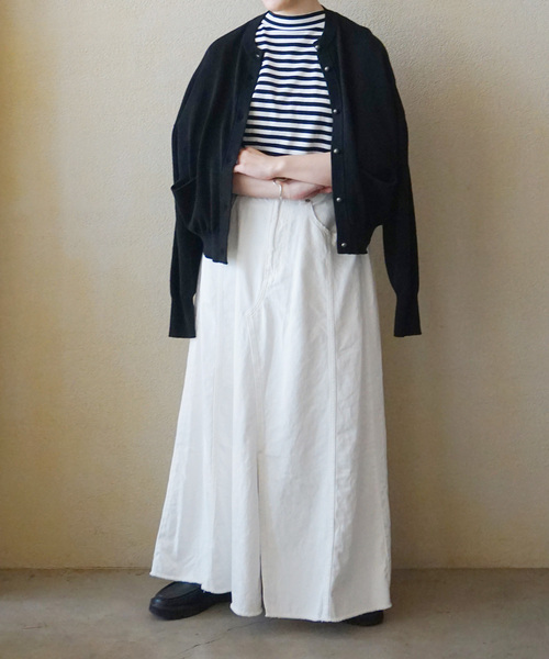 「JOURNAL STANDARD LUXE」 ニットカーディガン FREE レッド レディースの画像